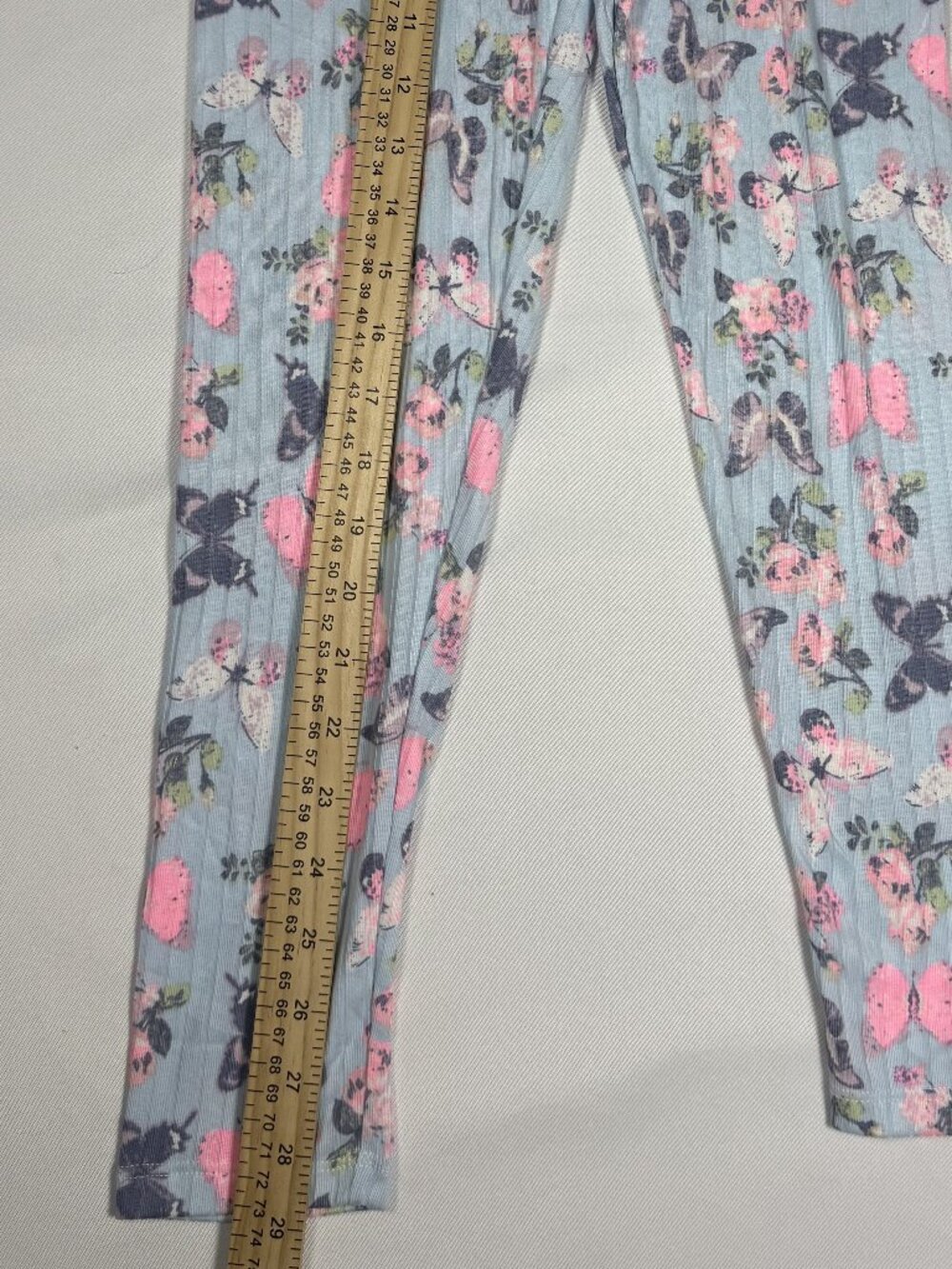 Girls Leggings Lot Size 10/12 160 Butterfly Floral Tie Dye Soft Stretch Pants - Picture 2 of 5